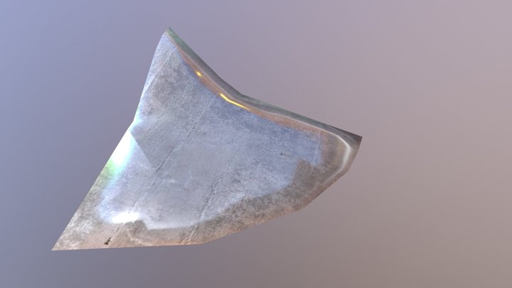 Skate Park Bump Corner 3D Model
