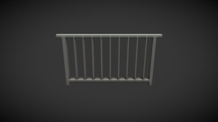 Iron grid 02 3D Model