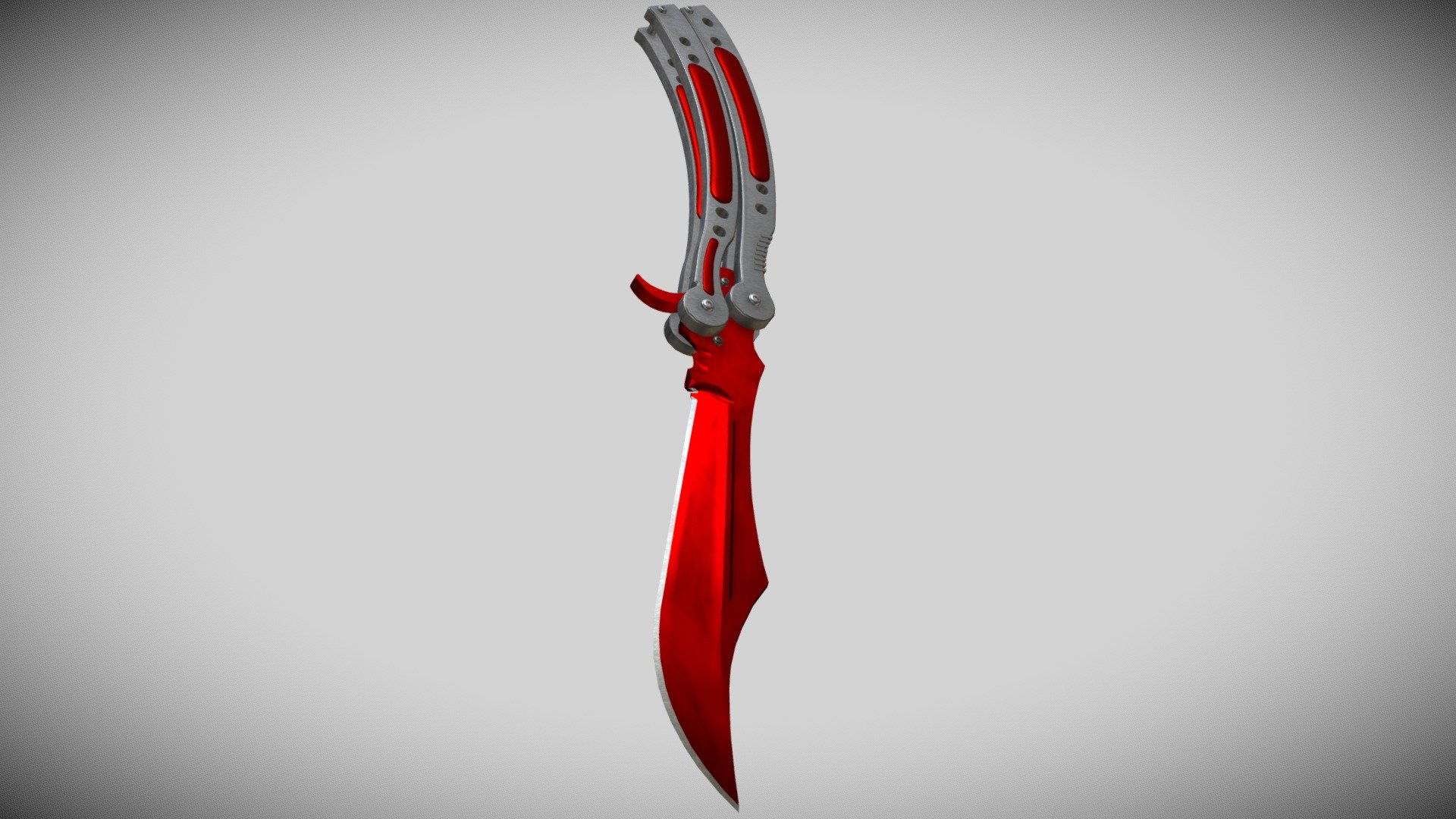 Download Butterfly Knife Ruby Buy Royalty Free 3d Model By P7po Pipo07 Bc7ec37