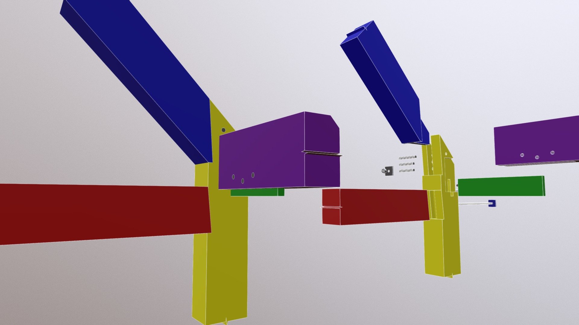 Post to Principal Rafter - 3D model by Timber Frame HQ (@timberframehq ...
