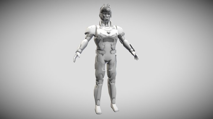 Ultraman Taro Suit Unmasked 3D Model