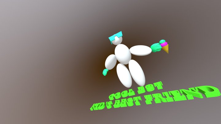 Bot Friend 3D Model