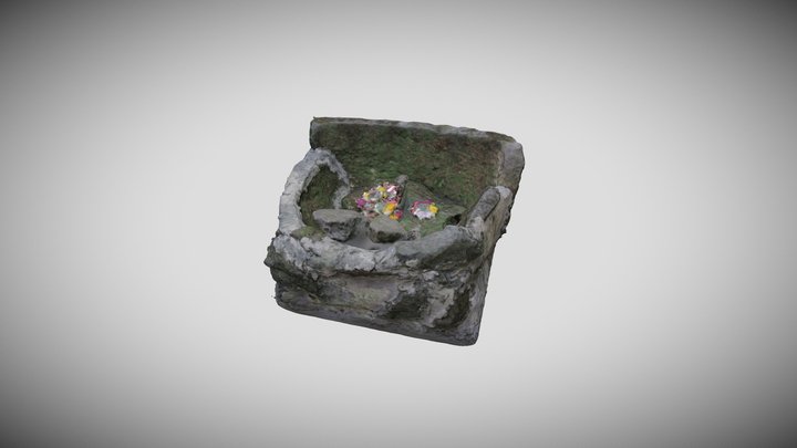 Sarkofagus Banjar Dinas Insakan, Desa Pedawa 3D Model