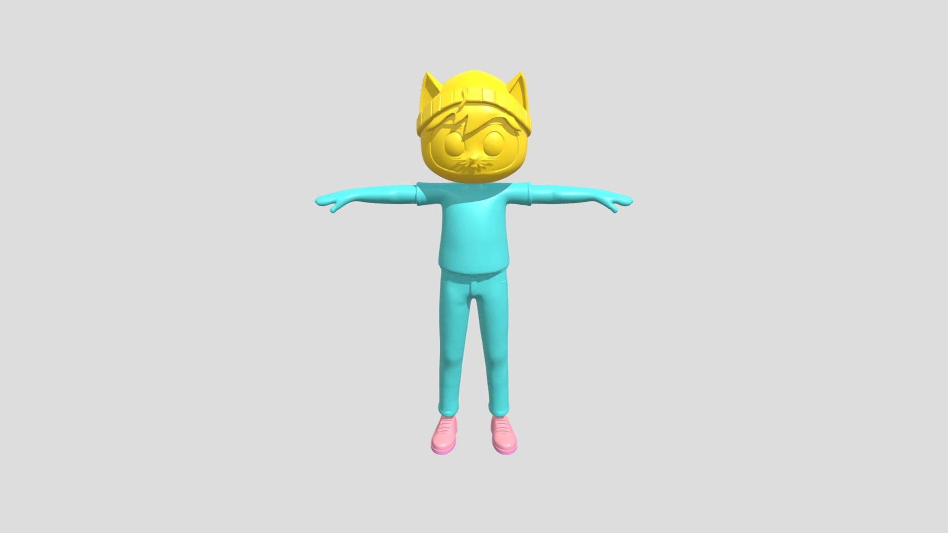 Humanoid with cat headgear - 3D model by shaishang69 [bc81b33] - Sketchfab