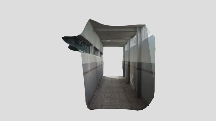 Un pasillo 3D Model