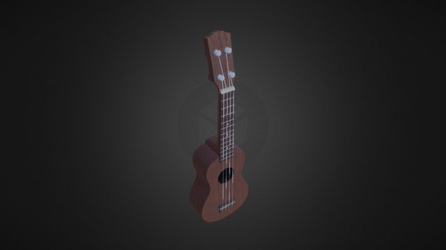Ukulele 3D Model