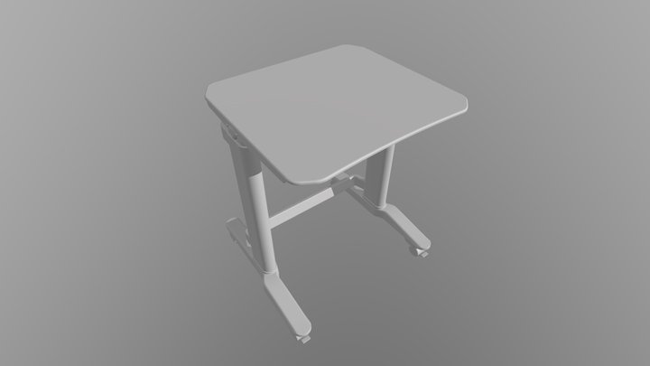 Standing Desk Feet - Assembly 3D Model