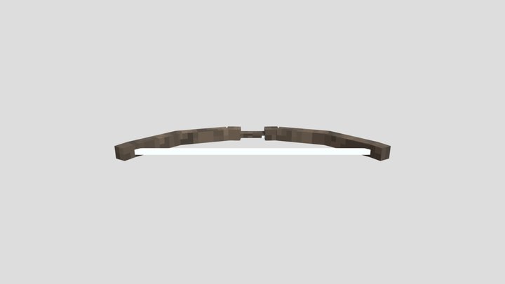 rust minecraft bow 3D Model