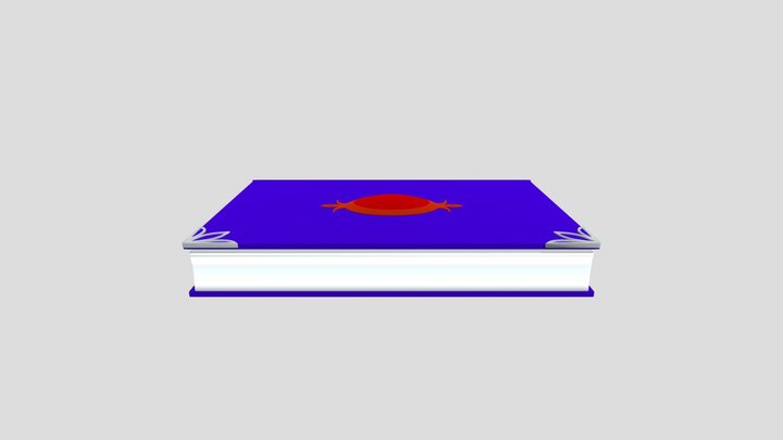 Book Animation 3D Model