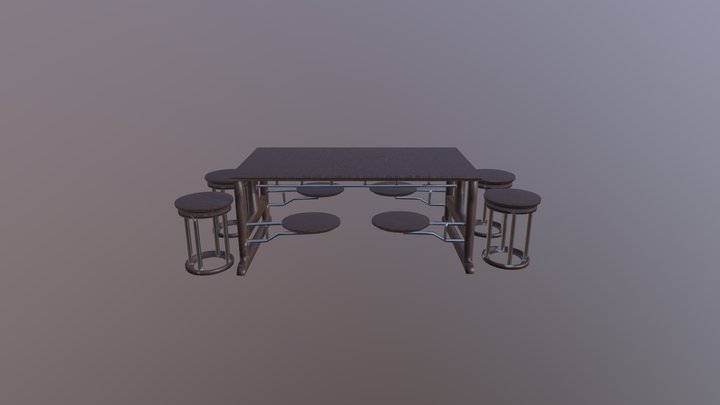 Table Model 3D Model