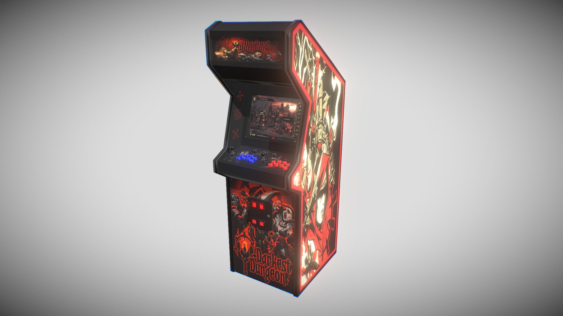 Darkest Dungeon Arcade Machine 3D model by NC (CNicoo) [bc853ac