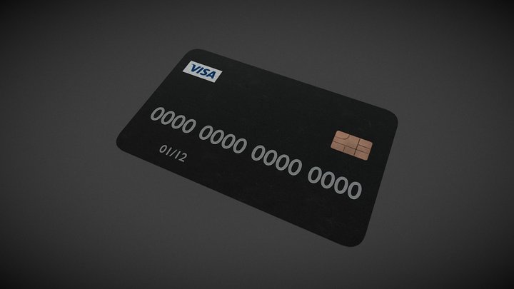 Debit Card 3D Model