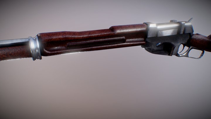 Winchester 1895 Free Model 3D Model