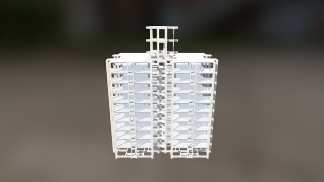 Edifício Verdes Águas 3D Model