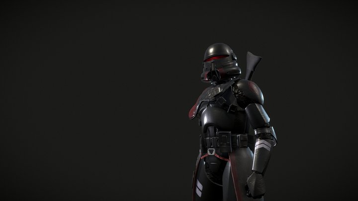 Imperial Purge Trooper 3D Model