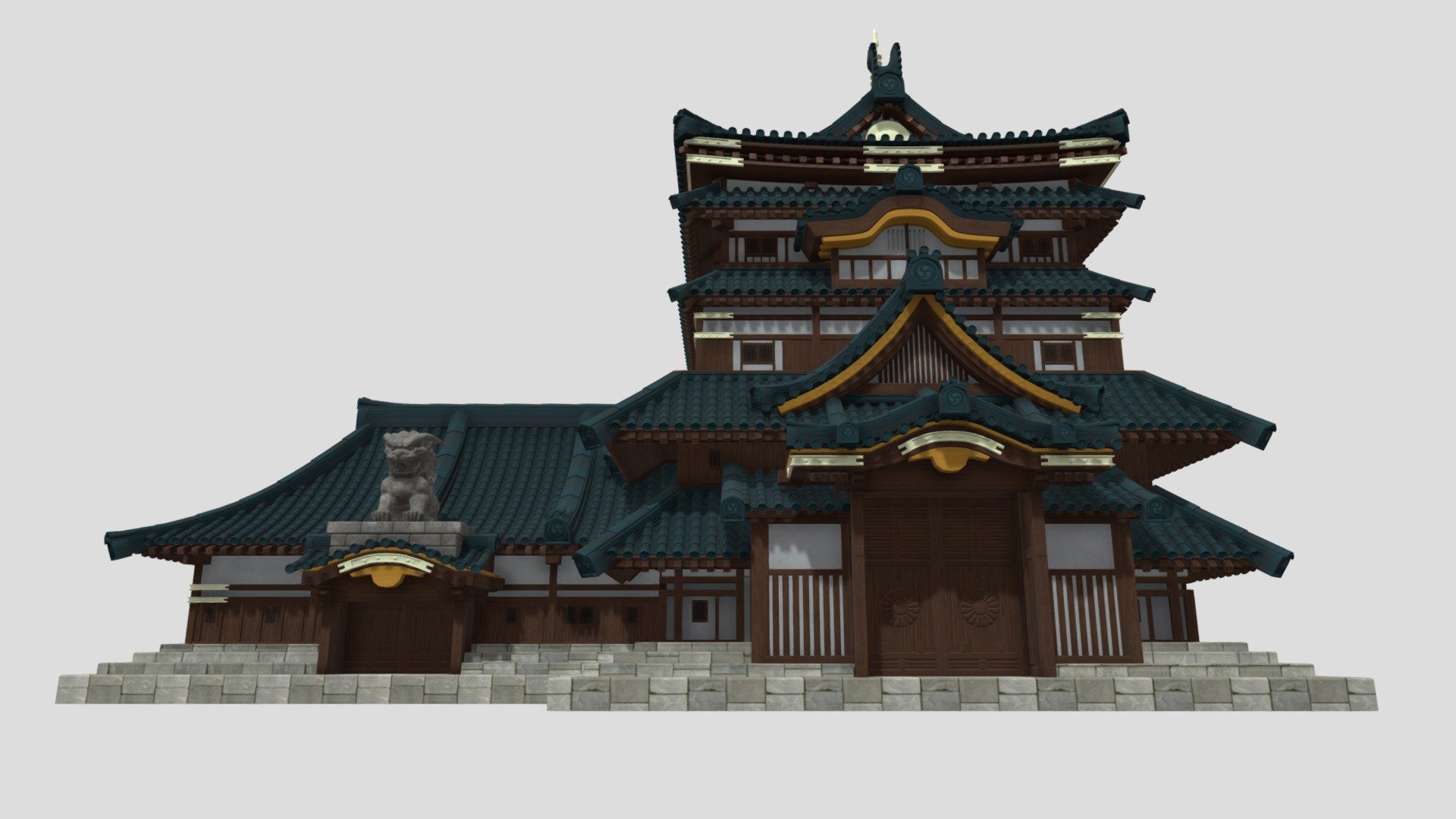 Samurai Arena Building - Buy Royalty Free 3D model by local.yany ...