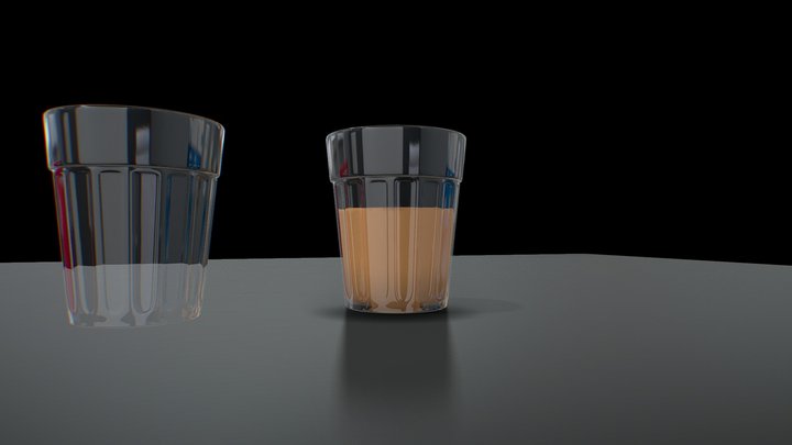 Indian Tea Glass ( Chai ) 3D Model