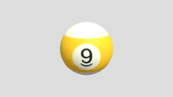 [Paper Mario: Sticker Star] Billiard/Pool Ball – Kostenloses 3D-Modell STL