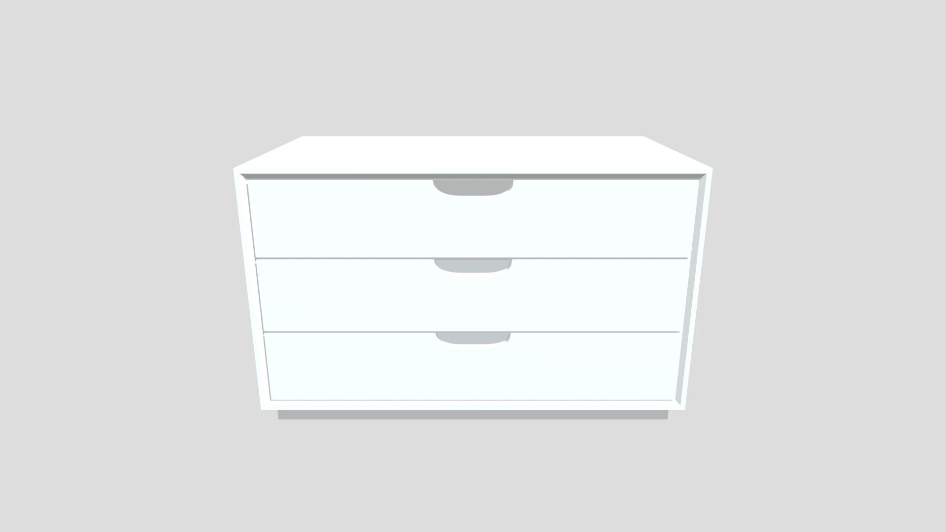 Simple Drawers (Not Textured) - 3D model by Lilly-Rose [bc891c3 ...