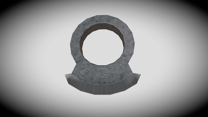 Voradors Signet Ring Low Poly 3D Model