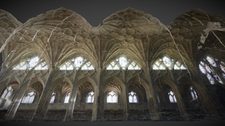 Hogwarts AKA Gloucester Cathedral 3D Model
