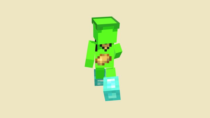 ItzPatatis Running 3D Model