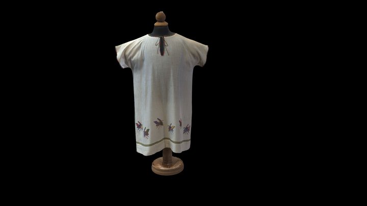 Dress 2 - Lyceum Club of Greek Women - Chania 3D Model