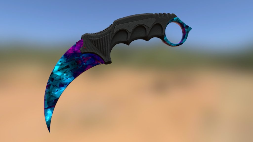 Karambit | Singularity - 3D model by A R E Z (@firexstudio) [bc89b5e ...