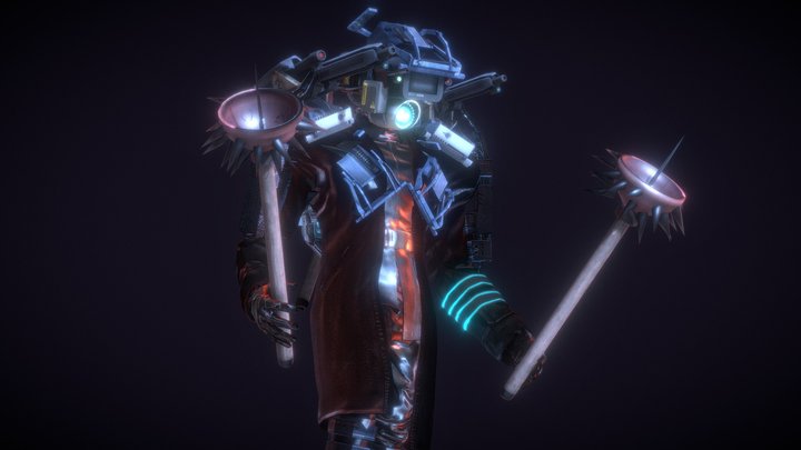 If plungerman had got glitch toilet upgrades – Free 3D Model STL