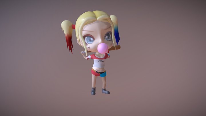 Harley Quinn 3D Model