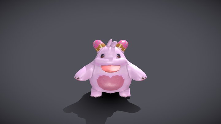 Poro Low poly 3D Model