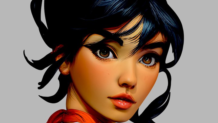 AI Chica – Modello 3D gratuito STL
