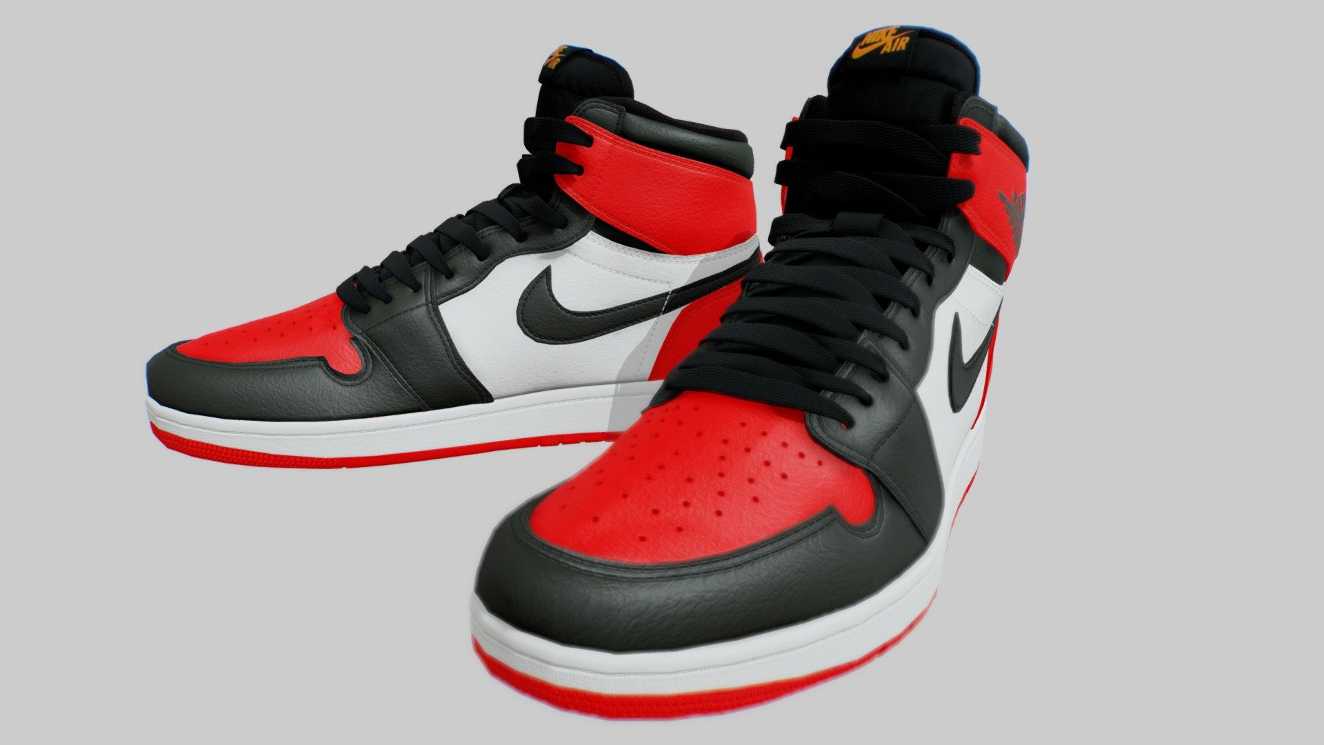 Nike Air Jordan (4K & UHD) Sneakers OG Red - 3D model by alitvinenkoo13 ...