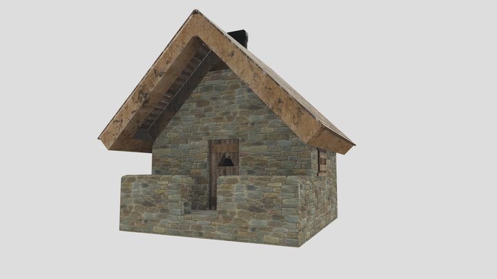 Mountaineers Hut 3D Model