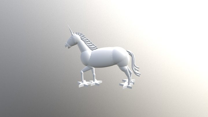 Unicornio Sofi (1) 3D Model