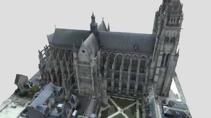 Cathedrale tours 2022 3D Model