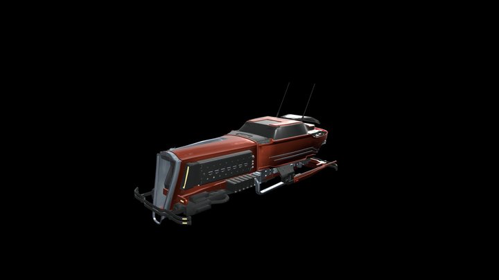 Retro car 3D Model