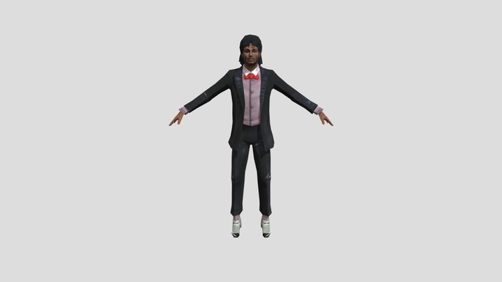 Michael Jackson – Modello 3D gratuito STL