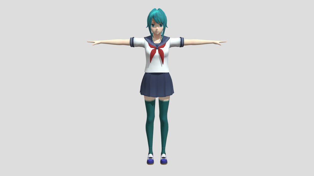 Yandere Simulator A 3d Model Collection By Dieudonnemiengue4 Sketchfab