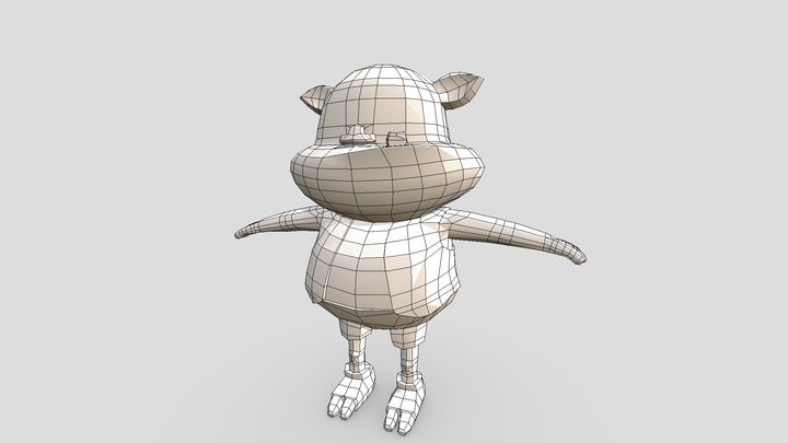 Goblin Painter 3D Model