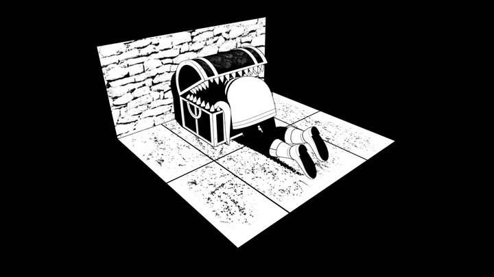 Frieren and the Mimic 3D Model
