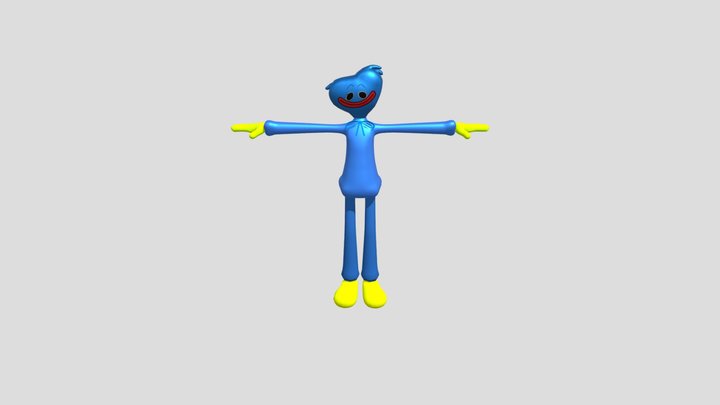 cartoon-huggy-wuggy 3D Model