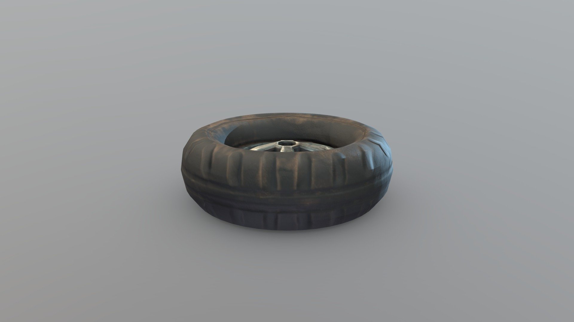 Low Poly TireWheel
