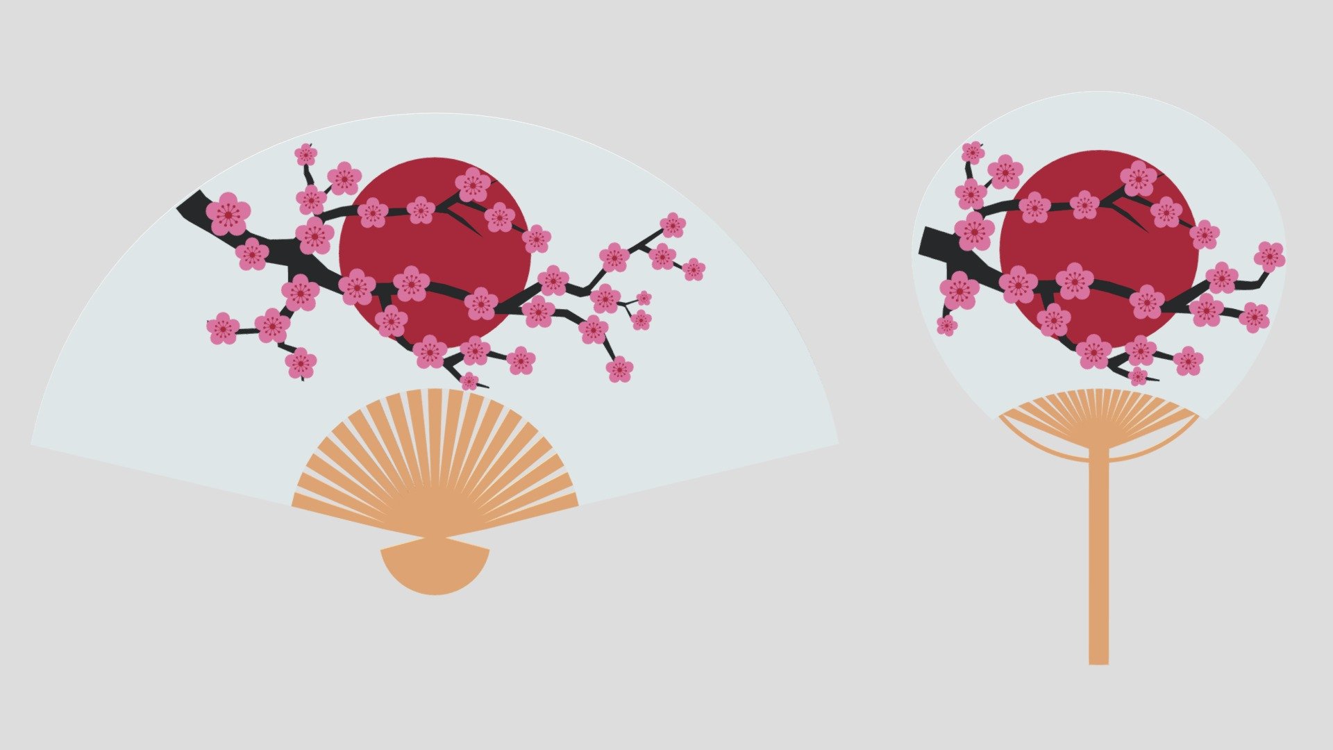 Japanese Hand Fan 1 Buy Royalty Free 3D model by Philip Storm