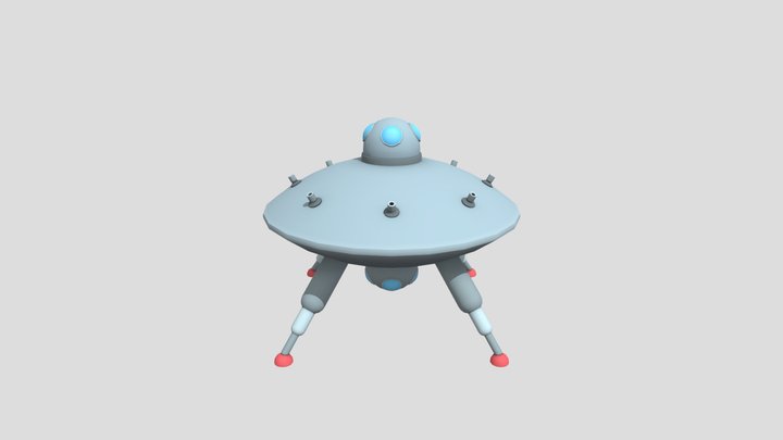 UFO 3 by: adan 3D Model