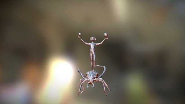 The Ritual Character 3D Model