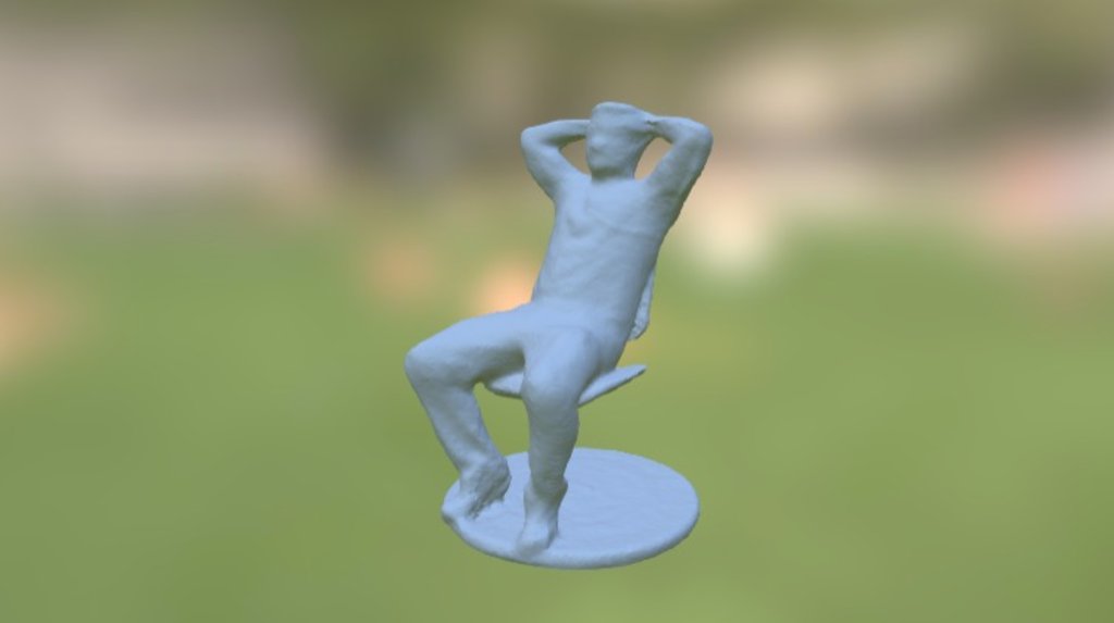 Ross Leaning in Chair