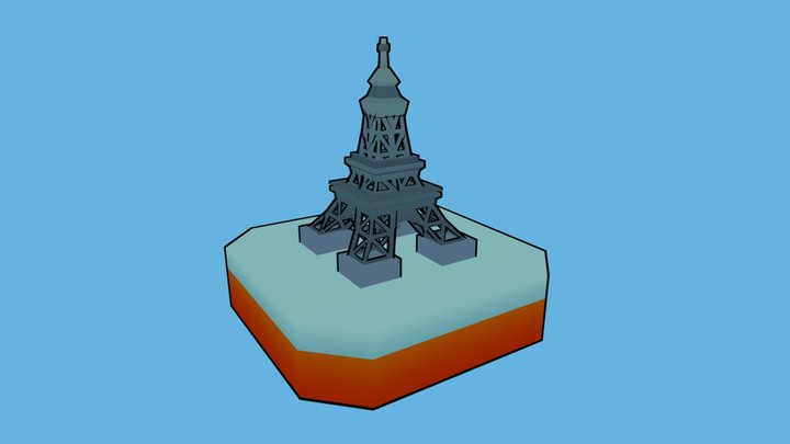 World Landmarks: France 3D Model