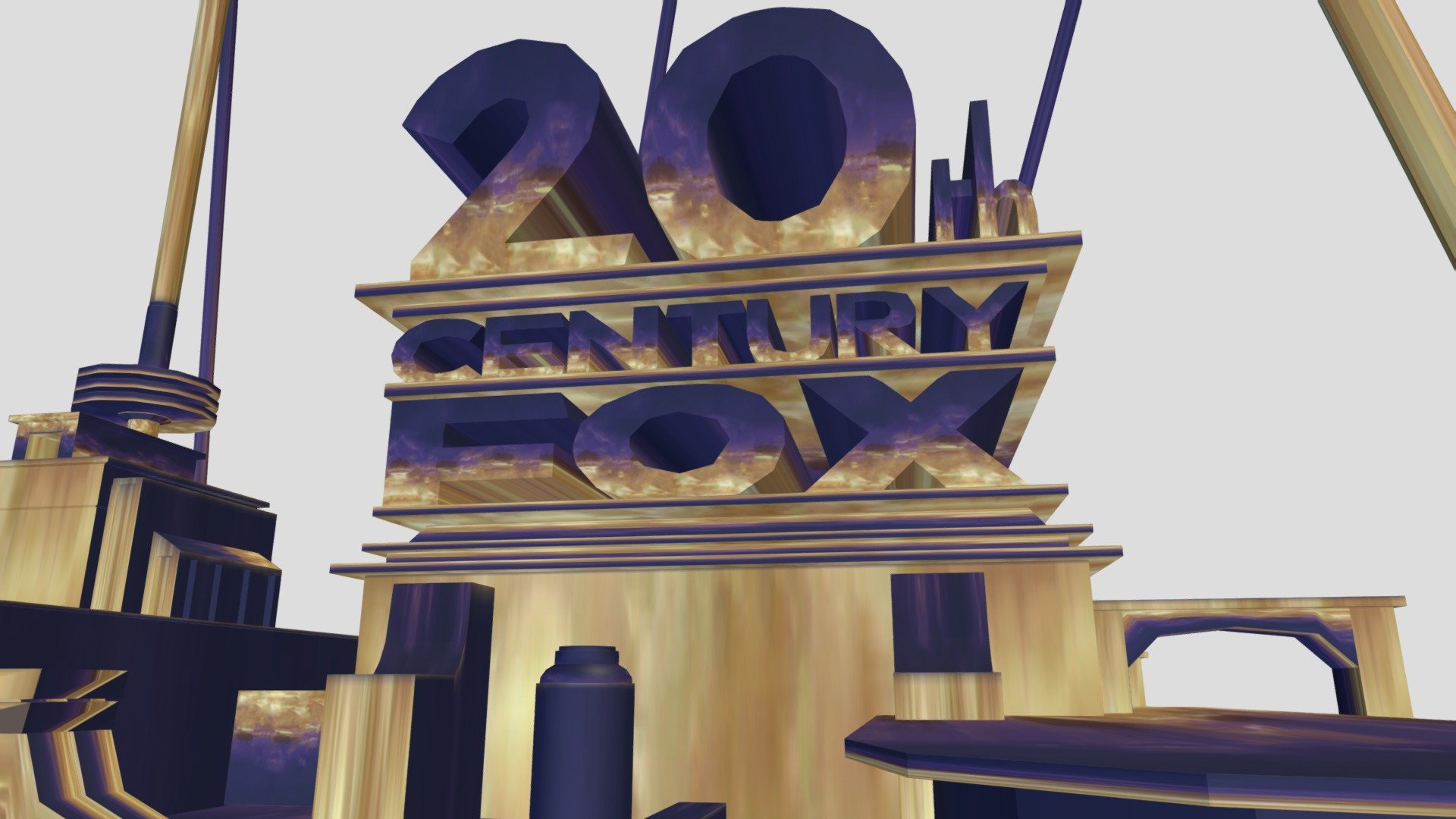 20th Century Fox logo history - A 3D model collection by derricksr516 -  Sketchfab