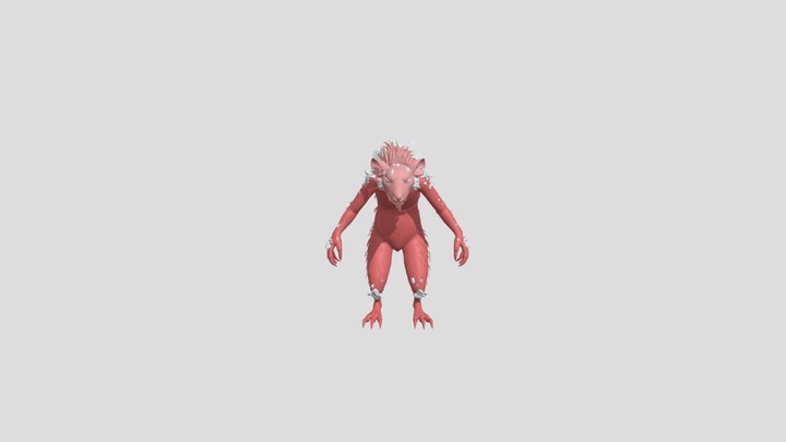 Rat Animations 3D Model